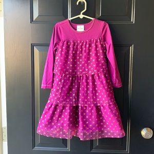 Hanna Andersson tulle twirl dress, Sz 110